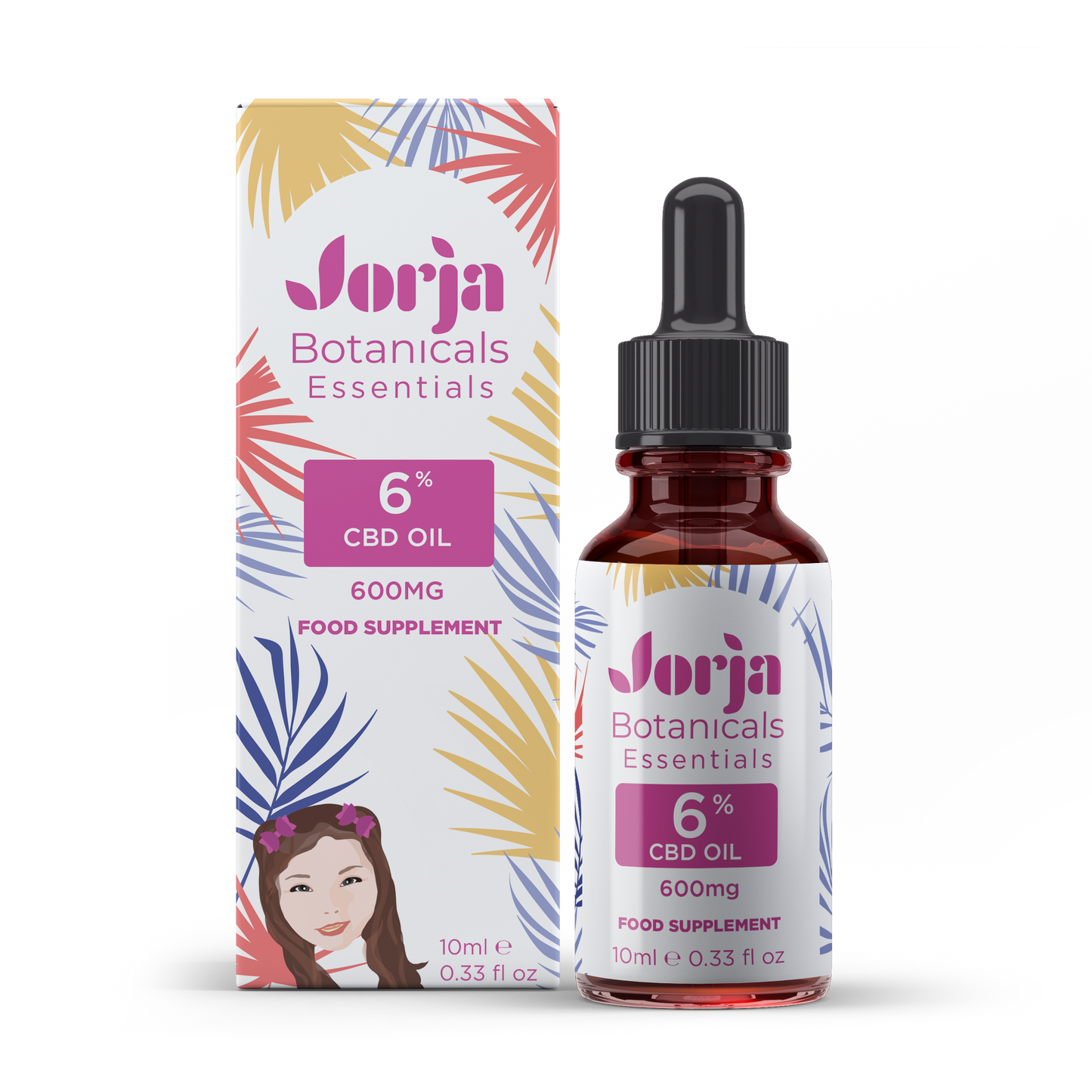 Jorja Botanicals Essentials 6% 600mg CBD Oil 10ml